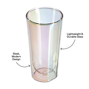Prism Pint Glass Set (2) - Portable Glassware F8