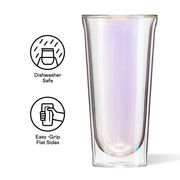 Prism Pint Glass Set (2) - Portable Glassware F8